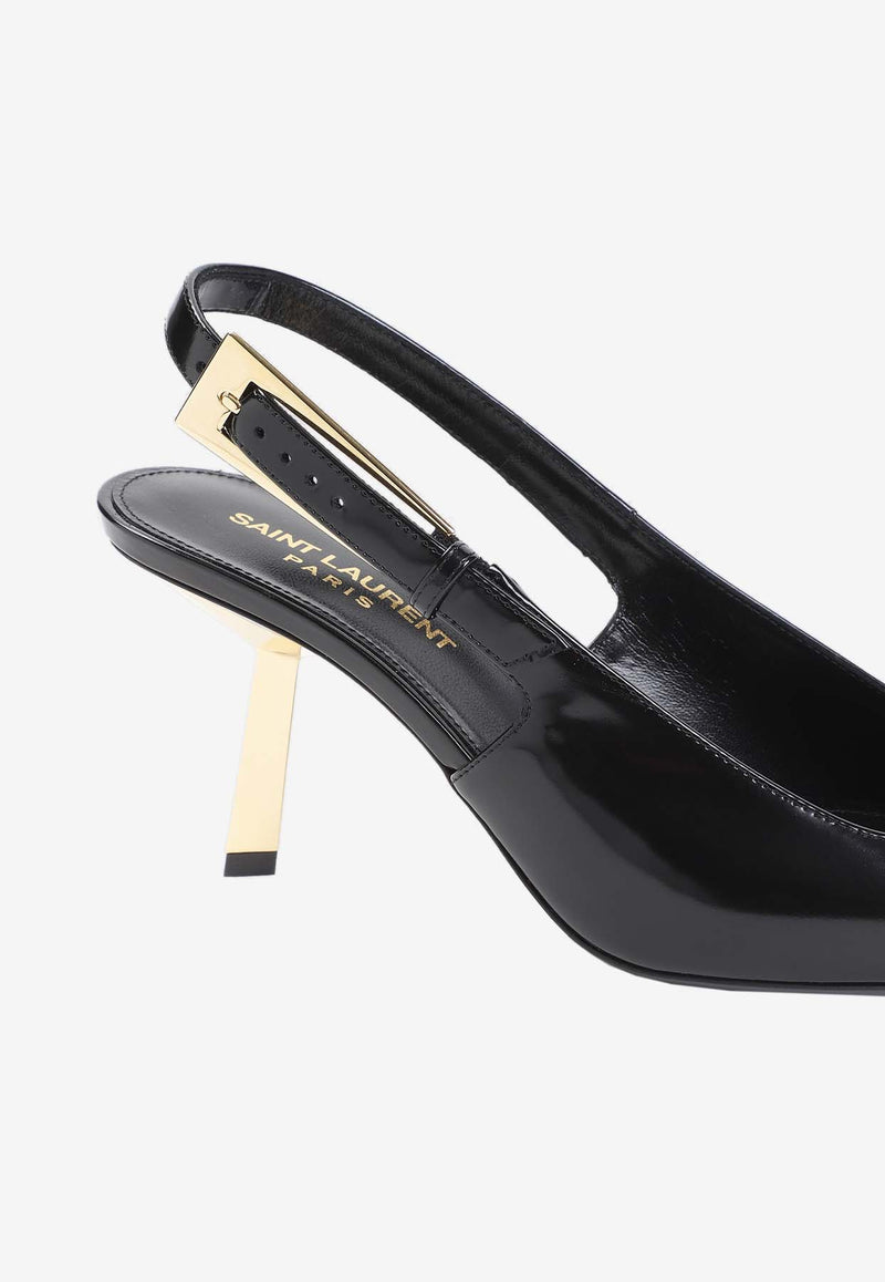 Lee 75 Slingback Leather Pumps