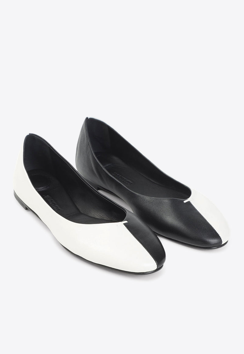 Ovalo Two-Tone Ballet Flats