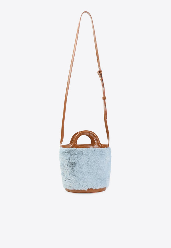Tropicalia Fur Bucket Bag