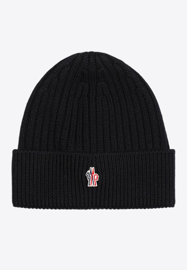 Logo-Patch Wool Beanie