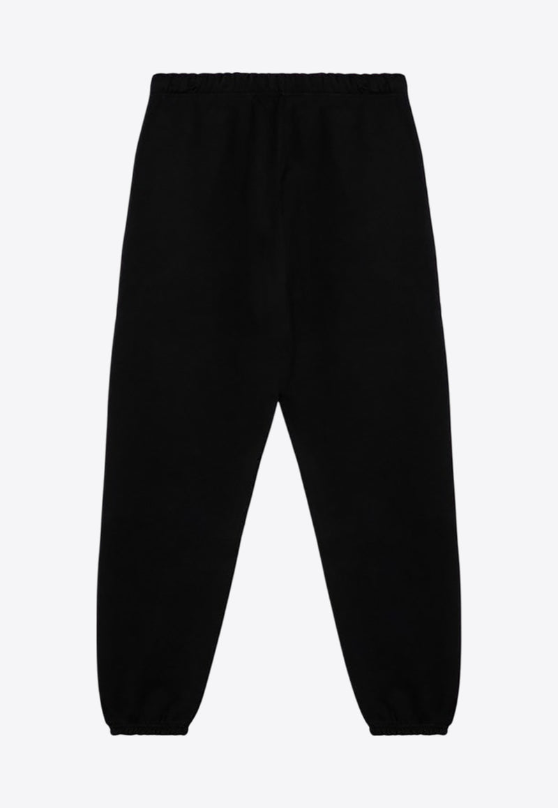 Fear Of God Essentials Logo Print Track Pants Black 130BT242020F/P_FEARE-BLK