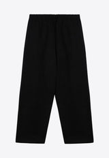 Fear Of God Essentials Contrasting Logo Track Pants Black 130BT244320F/P_FEARE-BLK