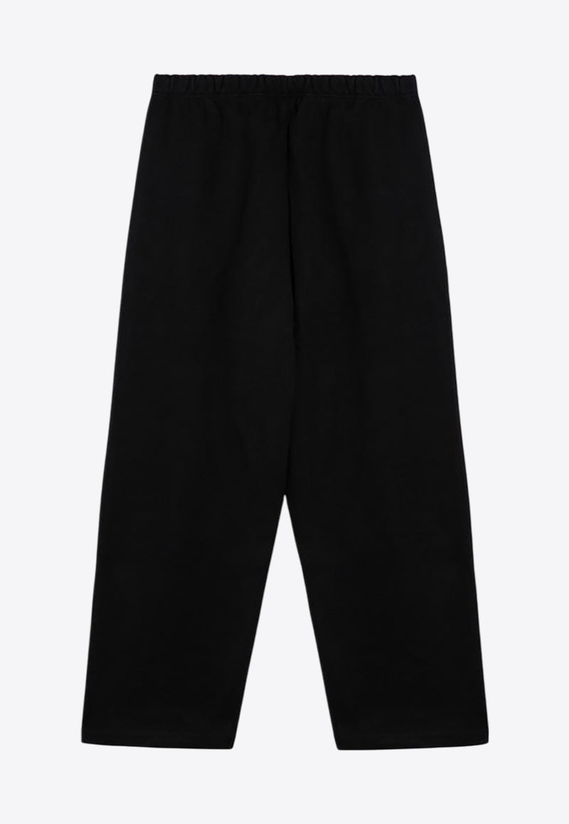 Fear Of God Essentials Contrasting Logo Track Pants Black 130BT244320F/P_FEARE-BLK