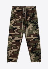 Fear Of God Essentials Camouflage Drawstring Pants Green 130BT244558F/P_FEARE-WC