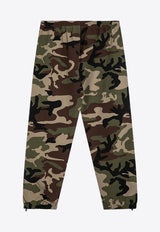 Fear Of God Essentials Camouflage Drawstring Pants Green 130BT244558F/P_FEARE-WC