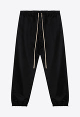 Fear Of God Essentials Logo Patch Casual Pants Black 130BT244730F/P_FEARE-BLK