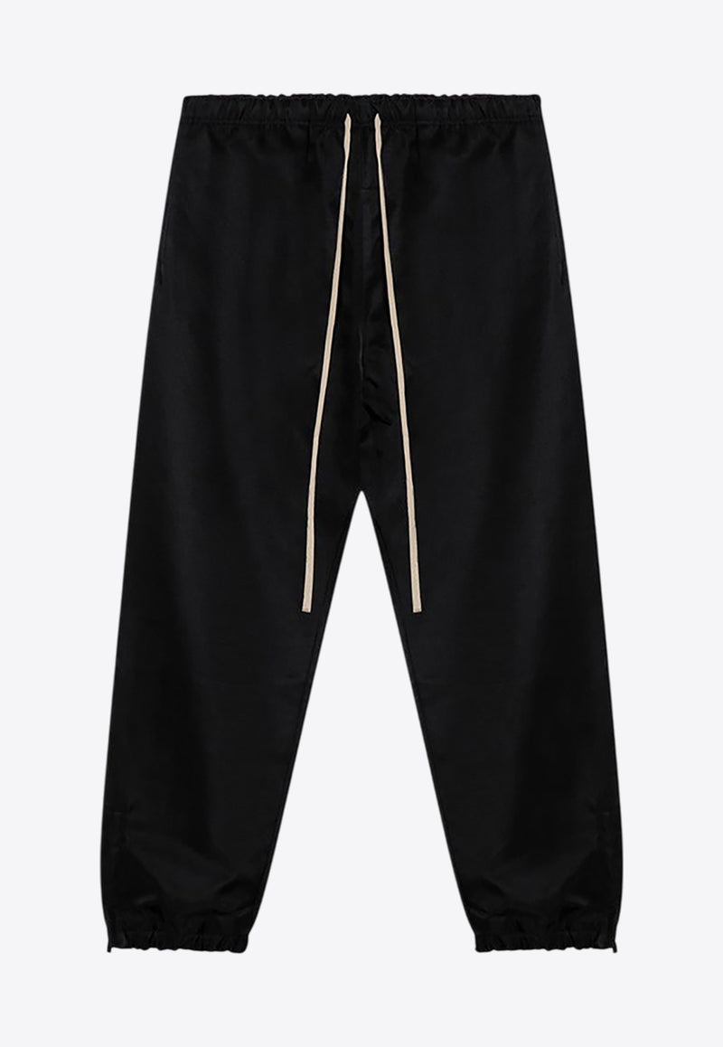 Fear Of God Essentials Logo Patch Casual Pants Black 130BT244730F/P_FEARE-BLK