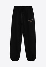 Fear Of God Essentials Logo Print Track Pants Black 130BT245160FW/P_FEARE-BLK