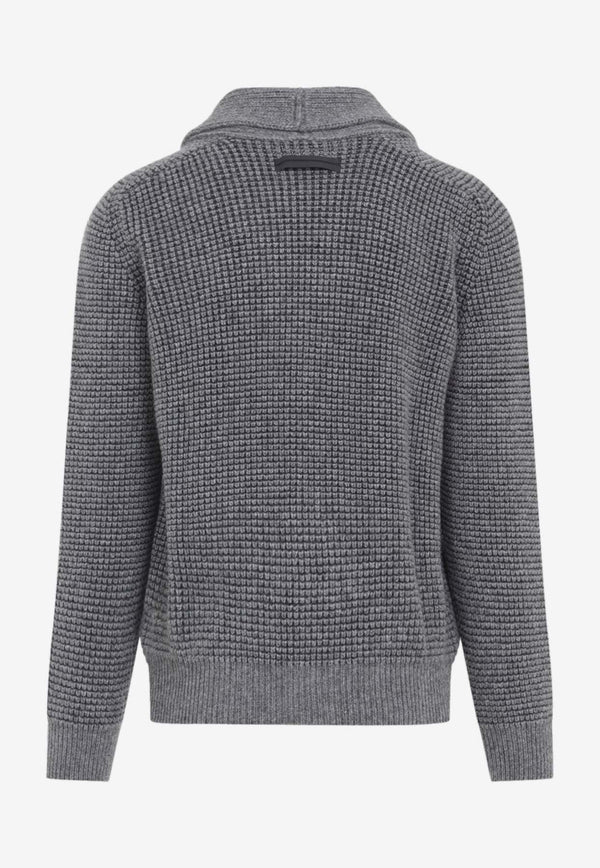 Knitted Cashmere Cardigan