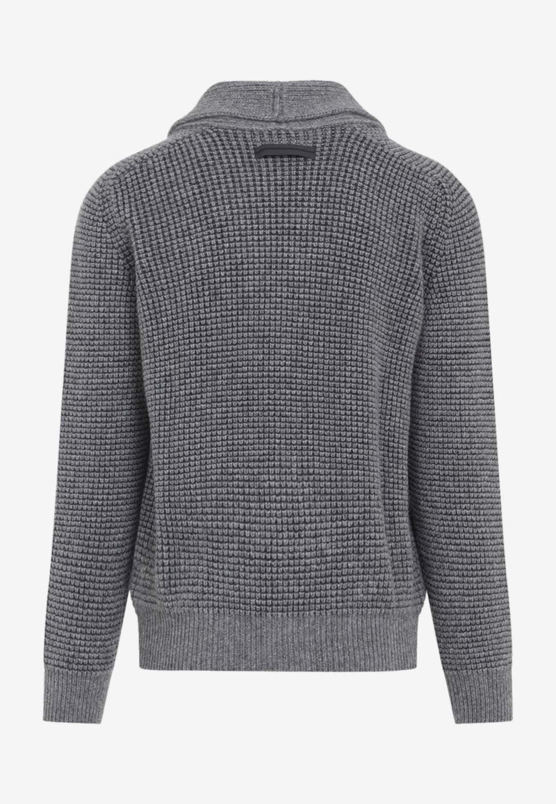 Knitted Cashmere Cardigan