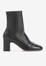 75 Horsebit Leather Ankle Boots