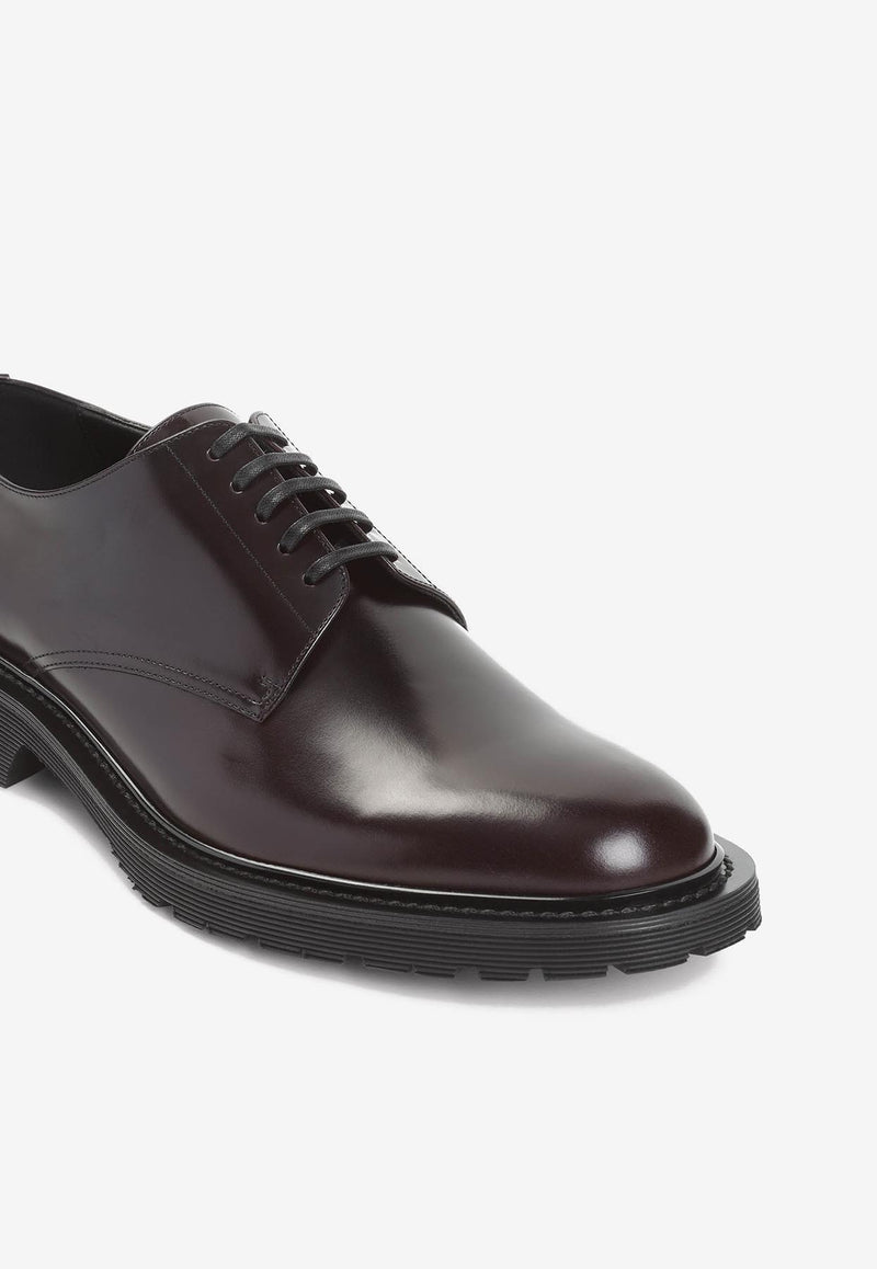 Army Derby Lace-Up Shoes