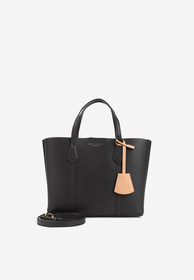 Small Perry Leather Tote Bag