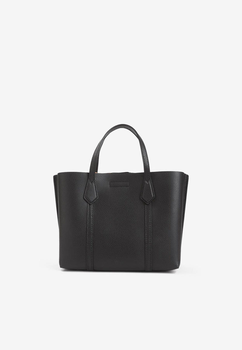 Small Perry Leather Tote Bag