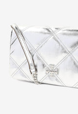 Kira Metallic Diamond Quilt Chain Wallet