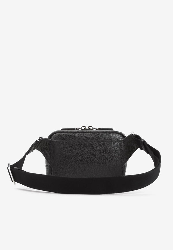 Logo Leather Crossbody Bag