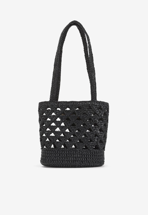 Logo Crochet Tote Bag