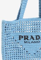 Logo Crochet Tote Bag