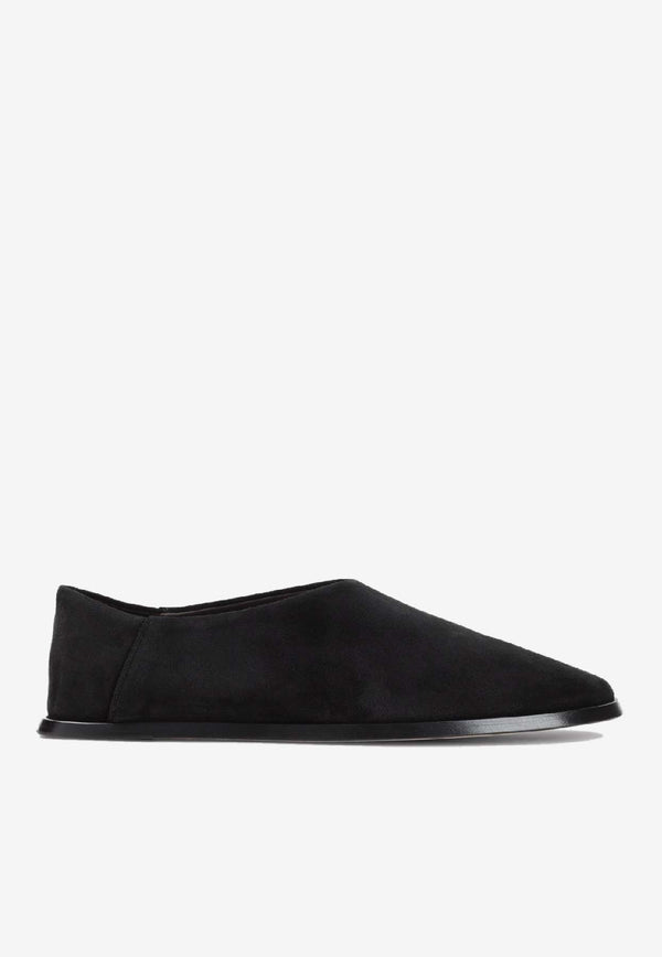 Suede Loafers
