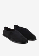 Suede Loafers