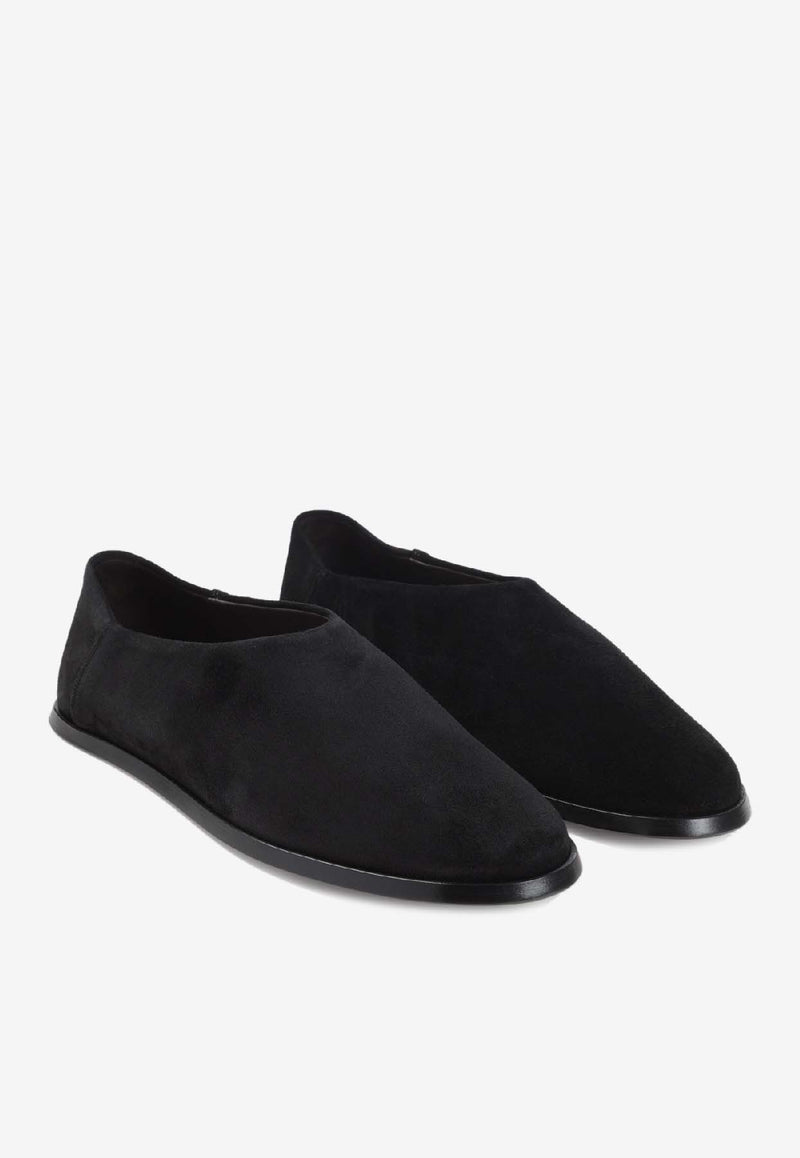 Suede Loafers