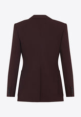 Single-Breasted Wool Blazer