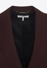 Single-Breasted Wool Blazer