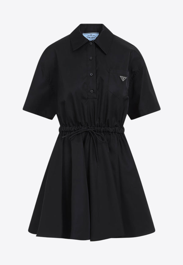 Re-Nylon Mini Shirt Dress