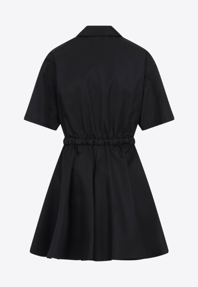 Re-Nylon Mini Shirt Dress