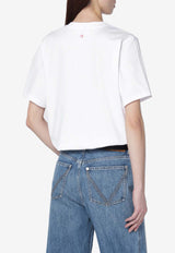 Victoria Beckham Fashion Stole My Smile T-shirt White 1322JTS004130ACO/S_VIBEC-WHT
