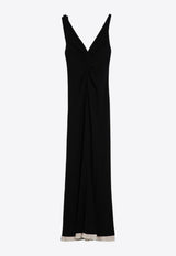 Victoria Beckham Sleeveless Maxi Dress Black 1324WDR005614AVI/P_VIBEC-BLK