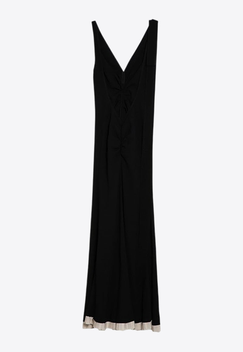 Victoria Beckham Sleeveless Maxi Dress Black 1324WDR005614AVI/P_VIBEC-BLK