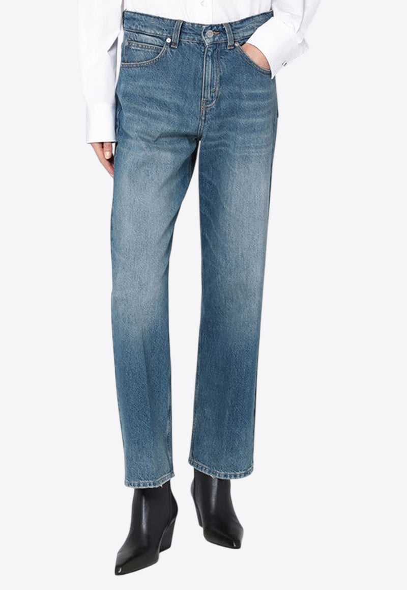 Victoria Beckham Bearnie Faded Jeans Blue 1325DJE005415ADE/R_VIBEC-WB