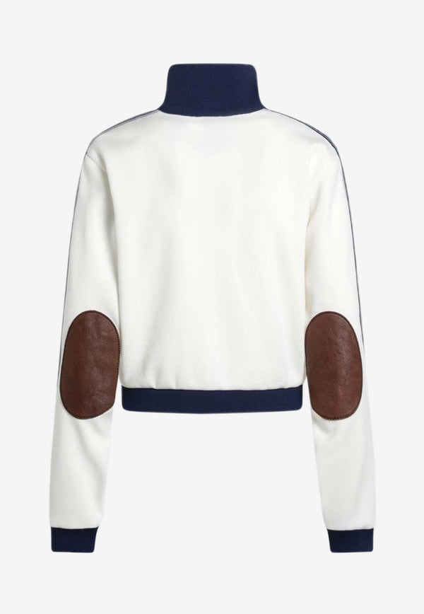 Prada Logo-Embroidered Zip-Up Sweatshirt 138644OOO18VX/S_PRADA-F0304