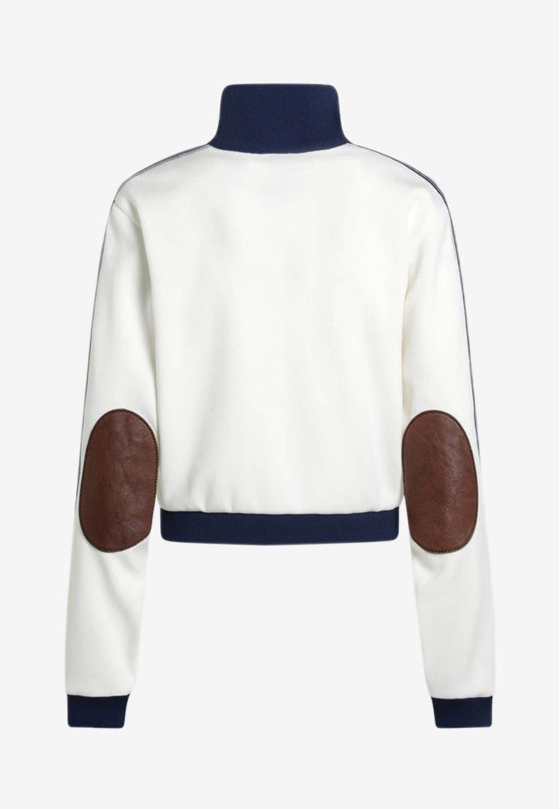 Prada Logo-Embroidered Zip-Up Sweatshirt 138644OOO18VX/S_PRADA-F0304