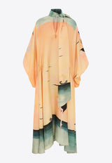 Zimmermann Eden Billow Printed Maxi Dress Yellow 1386DF242YELLOW