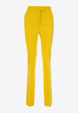 Salvatore Ferragamo Tailored Wool Slim Pants Yellow 13C753 P 766872 YELLOW