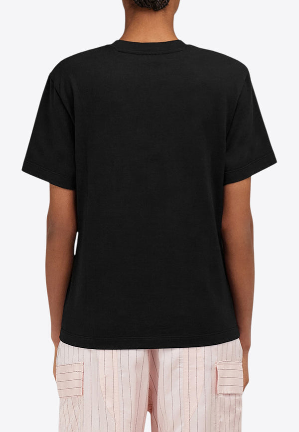 Ferragamo Signature Logo Print T-shirt Black 13H557 H 787048 NERO