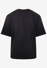 Amiri Graphic-Print Oversized Crewneck T-shirt Black