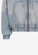 Amiri Vintage Denim Hooded Jacket Denim