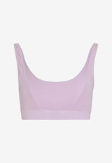 Tom Ford Scoop-Neck Elastic-Hem Bralette Pink