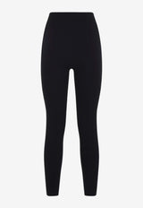Wolford Slash Elastic-Waist Leggings Black