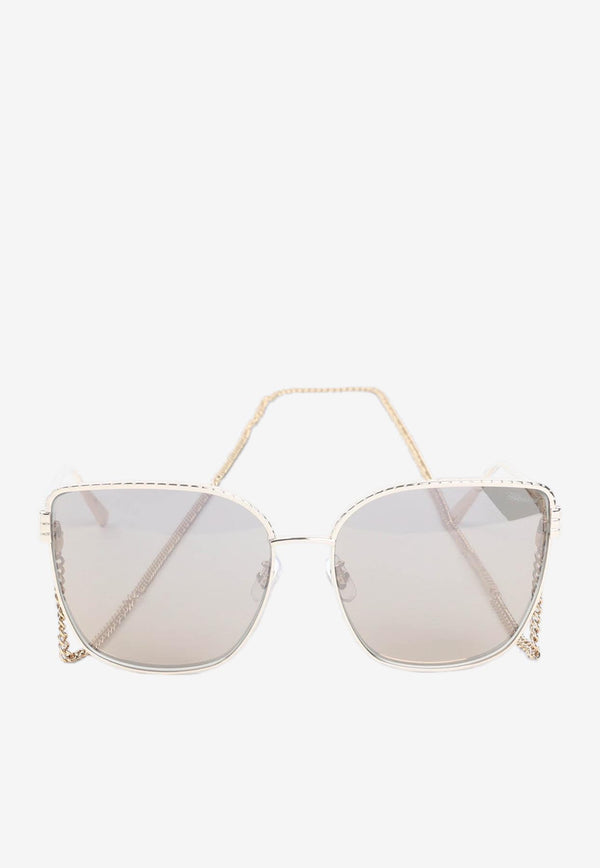 Square Metal Sunglasses