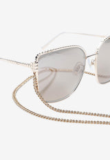 Square Metal Sunglasses