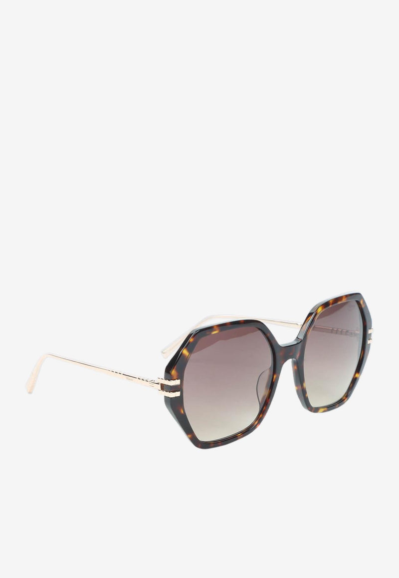 Geometric Acetate Sunglasses