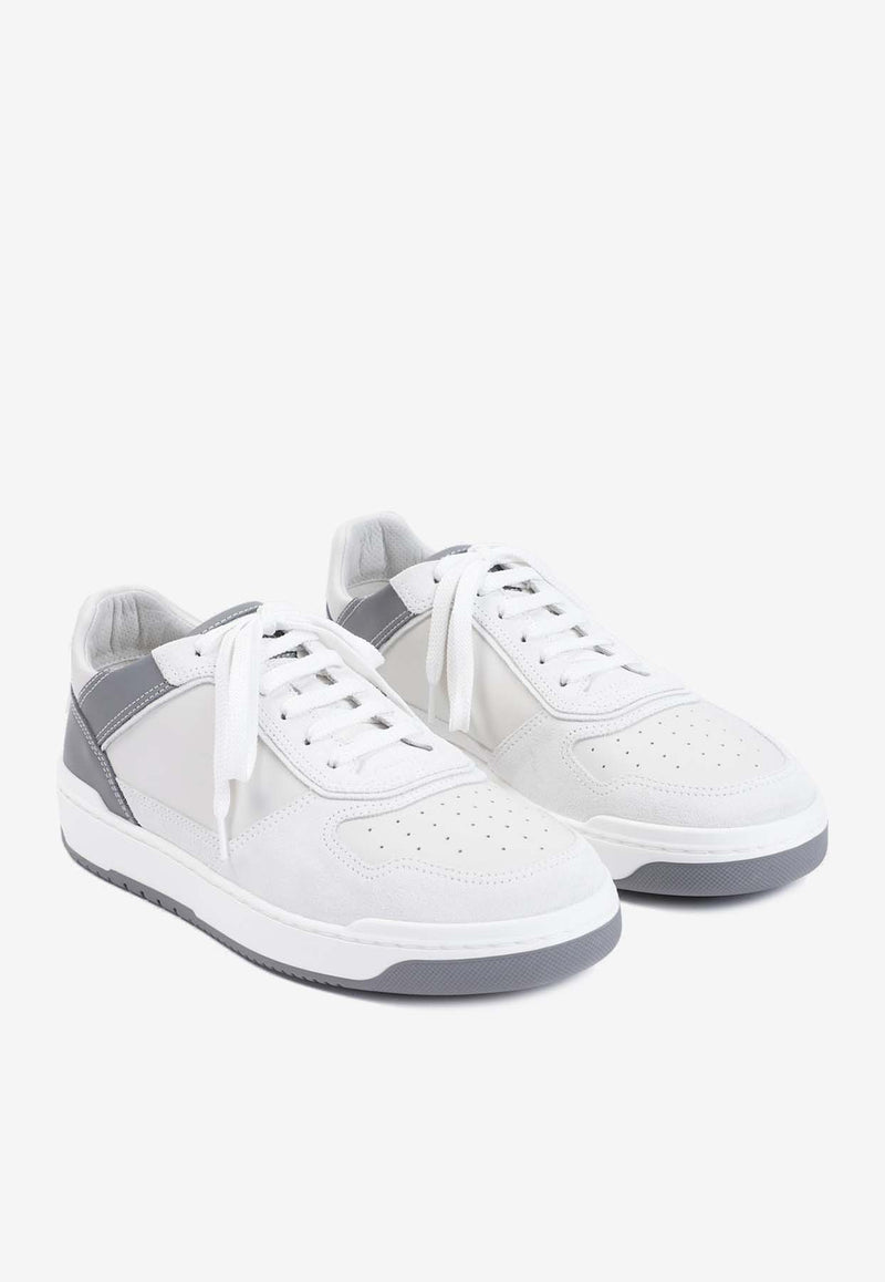 Slam Leather Low-Top Sneakers