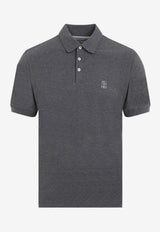 Contrasting Logo Polo T-shirt