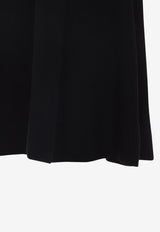 Virgin Wool Midi Skirt