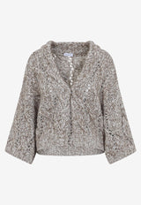 Braid Cardigan in Wool-Blend