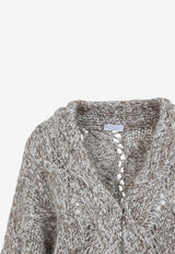 Braid Cardigan in Wool-Blend